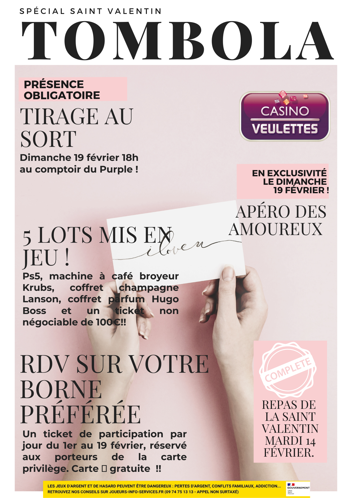 Tombola de la Saint valentin